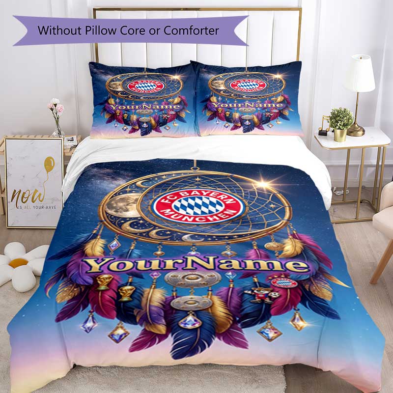 Fc Bayern München 41 Customize your name Bedding Set Breathable Duvet Cover with Pillowcases Home Decoration Birthday Gift