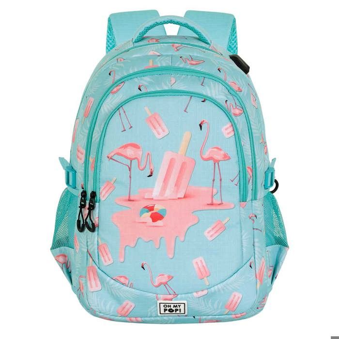 Sac à dos Running PLUS - Oh My Pop! Ice Flamingo - Turquoise - Taille Unique