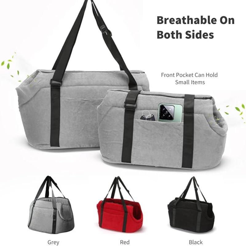 Foldable Breathable Pet Backpack for Cats & Dogs - Single/Double Shoulder & Crossbody Options