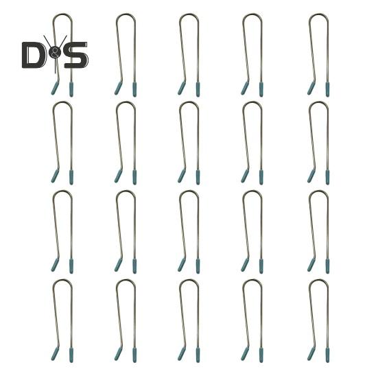 20Pcs Hot Roller Clips Hot Curler U-shaped Clip Replacement Kit Heated Roller Securing Pins Fits All Sized Rollers Curlers