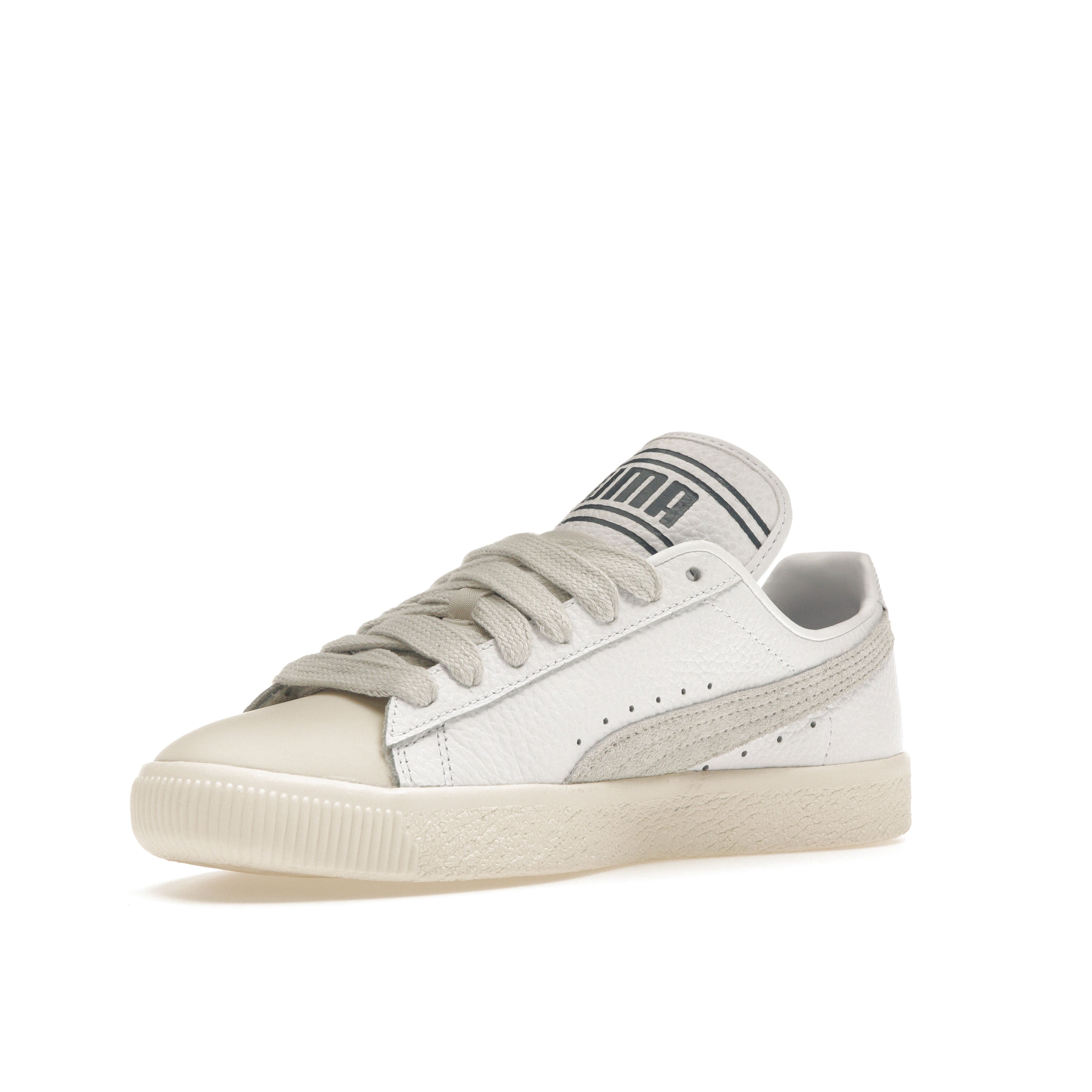 Кроссовки Puma Rhuigi x Clyde Pristine Unisex Белый Уравновешенный-Серый 393305-01 38 — фото 4