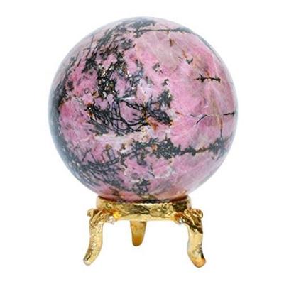 Kristallkugel mit Metallständer, Edelsteinkugel, Heilkugel, Skulptur, Figur für Fengshui, Meditation, Wahrsagerei, Heimdekoration, Fotografie