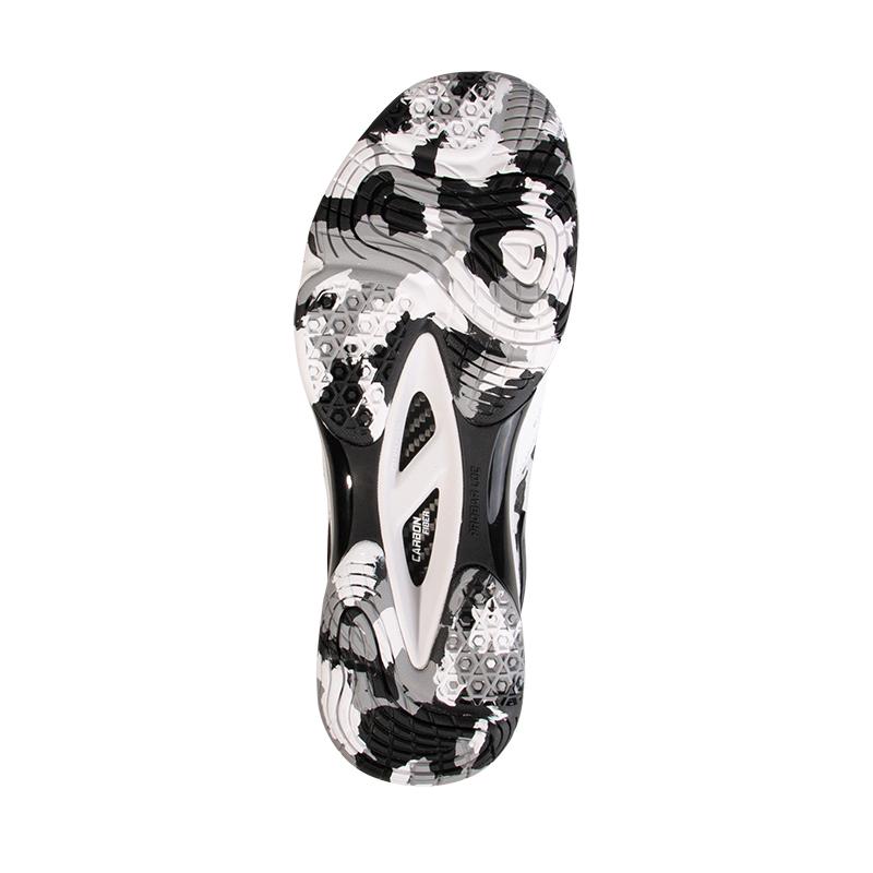 Li Ning Sound Explosion Snow Shadow Mode Bekväma Enkla Stötdämpning Halkfria Slitstarka Lågskurna Badmintonskor Herrsneaker AYTV063-1