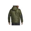 Nike Solid Color Logo Badge Printed Plush Hooded Casual Jacket Men Jackets Army-Green DN3153-325