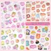 mefeny Pukupuku Cute 3D Approximately 400 Set of Large Smartphone Gift Stickers, Stickers, Stickers, 8, Reward, Sparkly, Korean, Kids, Capacity, Case,