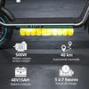 Elektrická koloběžka pro dospělé se sedadlem M5 - 500W 48V 15Ah - 12,5" pneumatiky - max. 45 km/h. - dvojitá kotoučová brzda - až 70 km