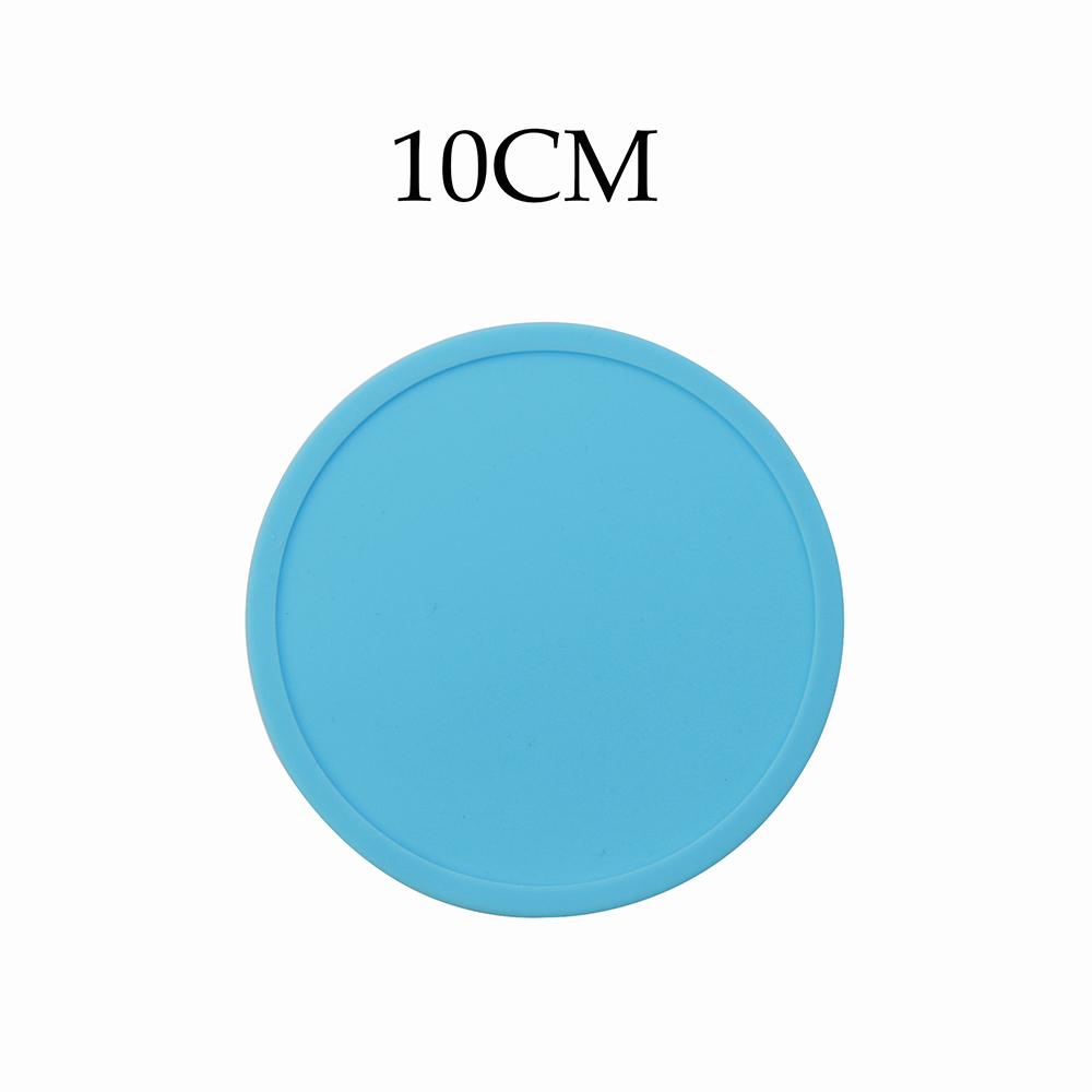 1 PieceAnti Slip and Anti Overflow Coaster Tea Cup and Coffee Coaster Circular Mold Silicone Insulated Table Mat for Home Use