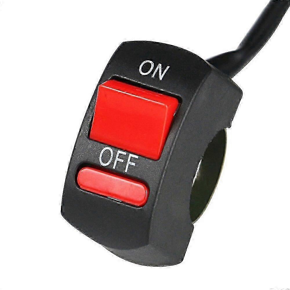 Universal Motorcycle Handlebar Mount On/off Button Switch Flameout Switch Headlamp Light Switch Controller For Suv Atv Motor