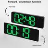 13" LED Wall Clock Large Display with Remote Control,Table Clock with Temperature,Date,Week,Digital Alarm Clock for Bedroom