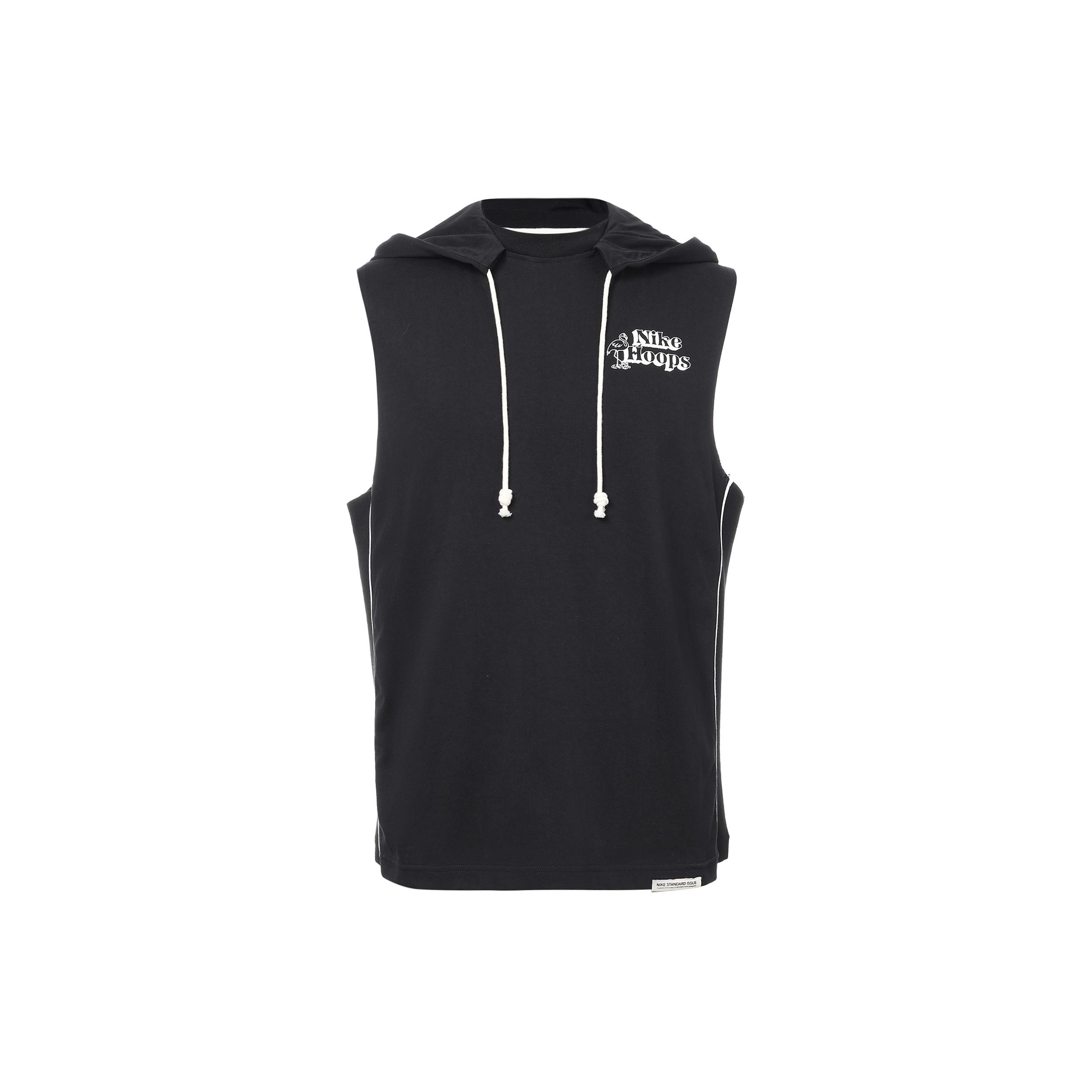 

Новый дышащий жилет с капюшоном Nike Dri FIT Standard Issue с логотипом, черный DH7442-010 L