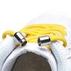 Elastic No-Tie Shoelaces | Semi-Circular Design with Metal Lock, Lazy Laces for Adults & Sneakers