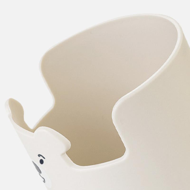 Japanese Ins Cute Cartoon Bear Pen Holder Creative Mobile Phone Holder Makeup Brush Storage Bucket Office Desktop Accessories