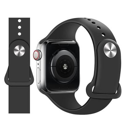 Silicone Band For Apple Watch Strap 46mm 44mm 45mm 40mm 41mm 42-38mm Sport Bracelet Iwatch Series 11 10 9 8 7 6 5 SE3 Ultra1/2/3 49mm