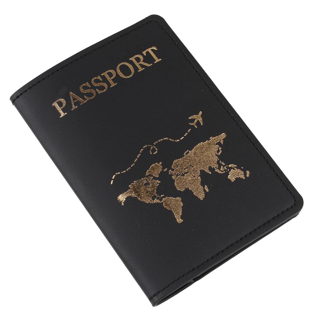 New Travel Passport Covers Women Men Passport Cover Passport Holder ID Card Holder Flight Ticket Clip Travel Accessories