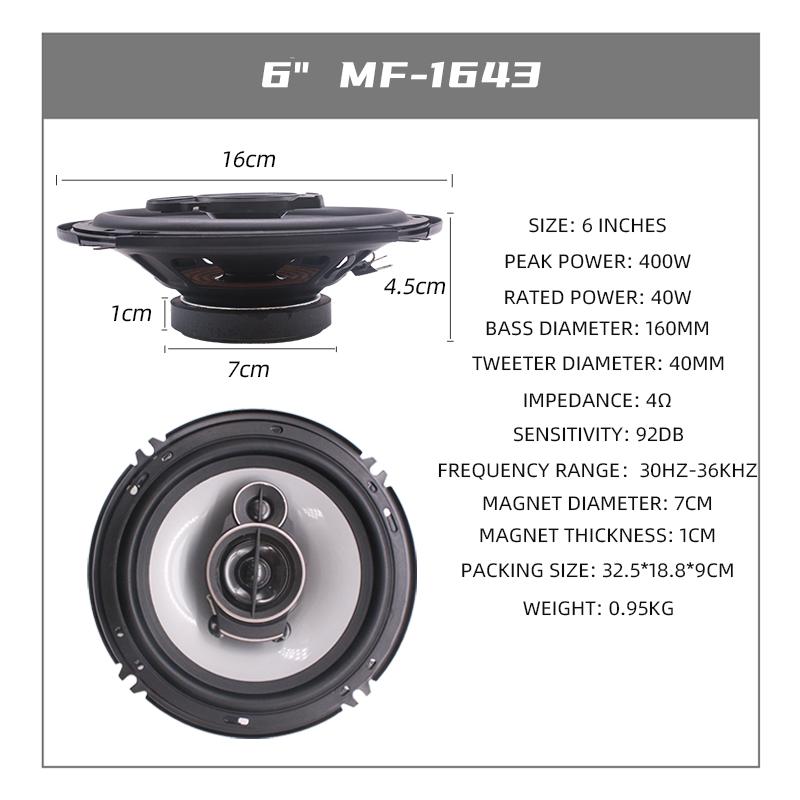 2pcs 4/5/6/6*9 Inch HiFi Coaxial Car Speakers Vehicle Door Auto Audio Music Stereo Full Range Frequency Automotive Speakers