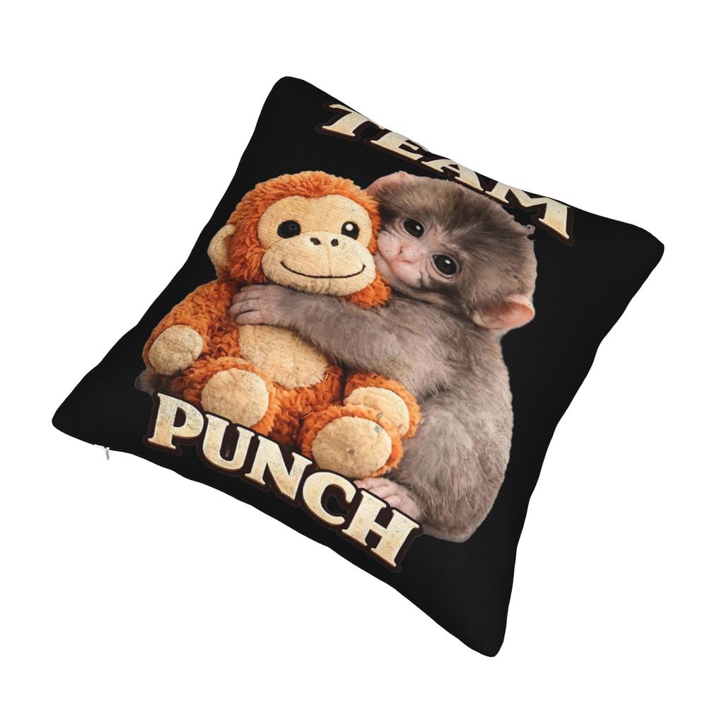Lonely Punch Monkey Pillowcase Double-Sided Printing Fabric Cushion Cover Gift Throw Pillow Case Cover Bedroom Zipper 40X40Cm
