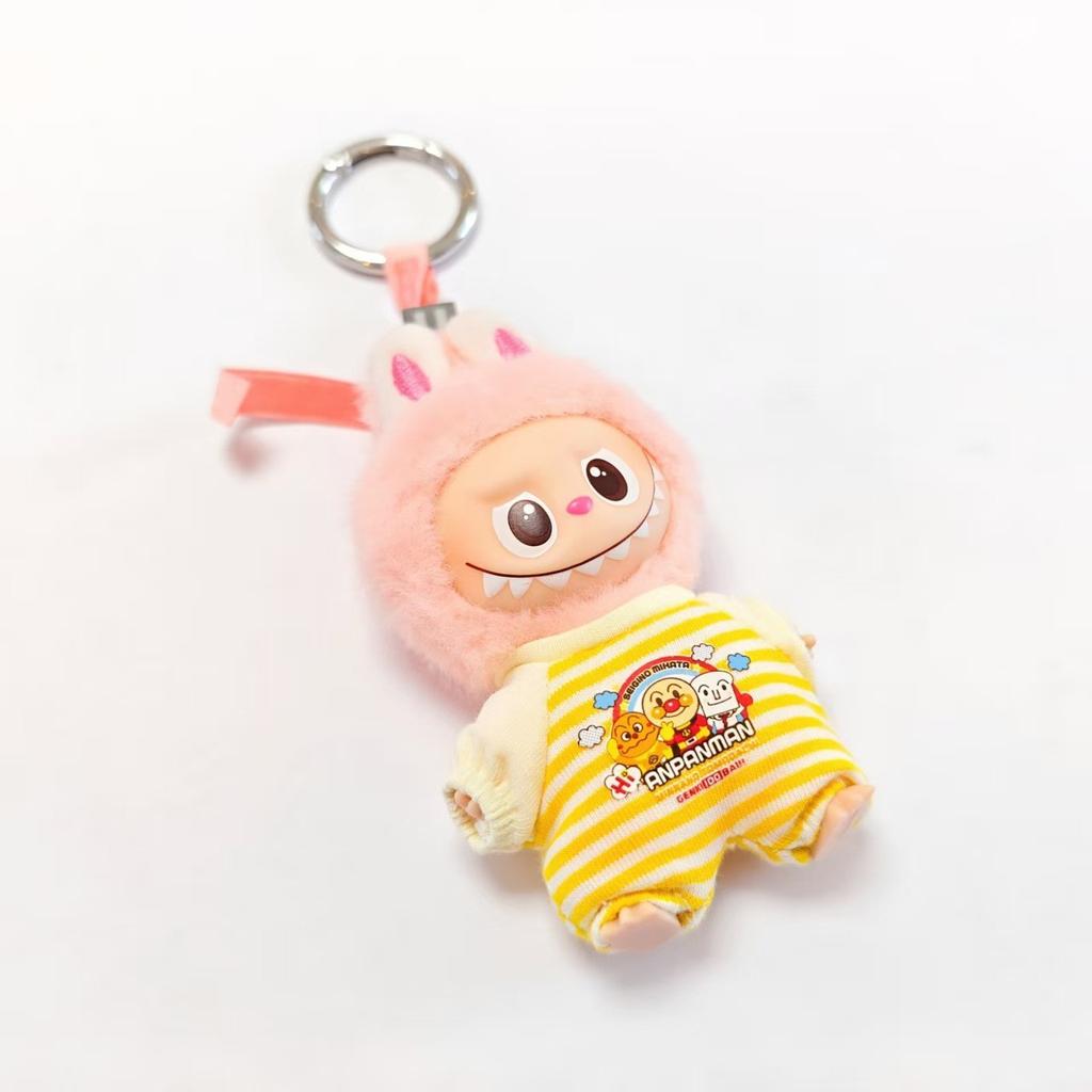 Mini Version 4.0 Vinyl Face Plush Blind Box Doll Clothes Christmas Set Small Nose Gaga Heart Bottom Password