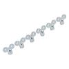 6PCS Zinc Alloy Radiator Bleed Key Wrench Set for Plumbing Heater Radiator Air Release Resistant Hand Tool Set
