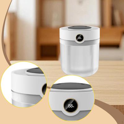 Umidificador de Ar Portátil LED Display de Umidade Luz Noturna Colorida Mesa para Mesa de Cabeceira