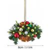 Christmas Pendants Merry Christmas Decor Hanging String Craft Design Decor for And Crafts Christmas Holiday Wedding Party Supply