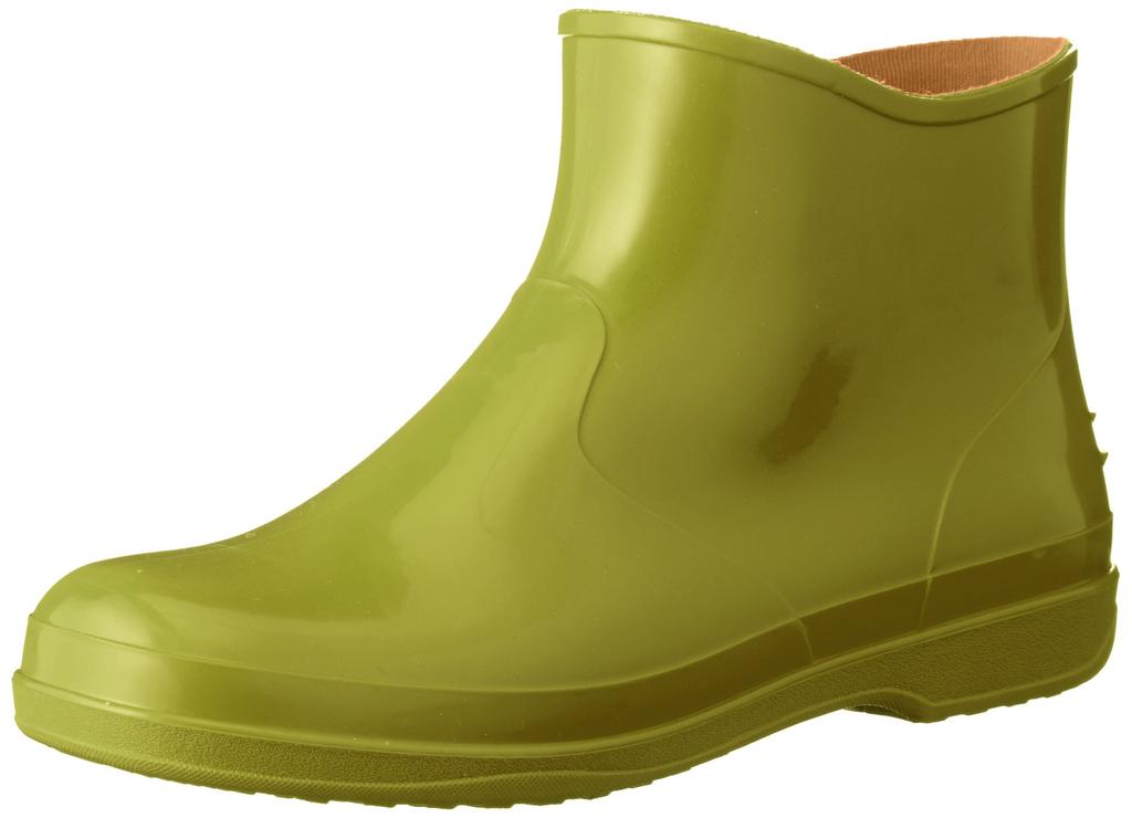 Fukuyama Rubber Women's Colorful Gardening Boots, My Garden 3, Green, Size M