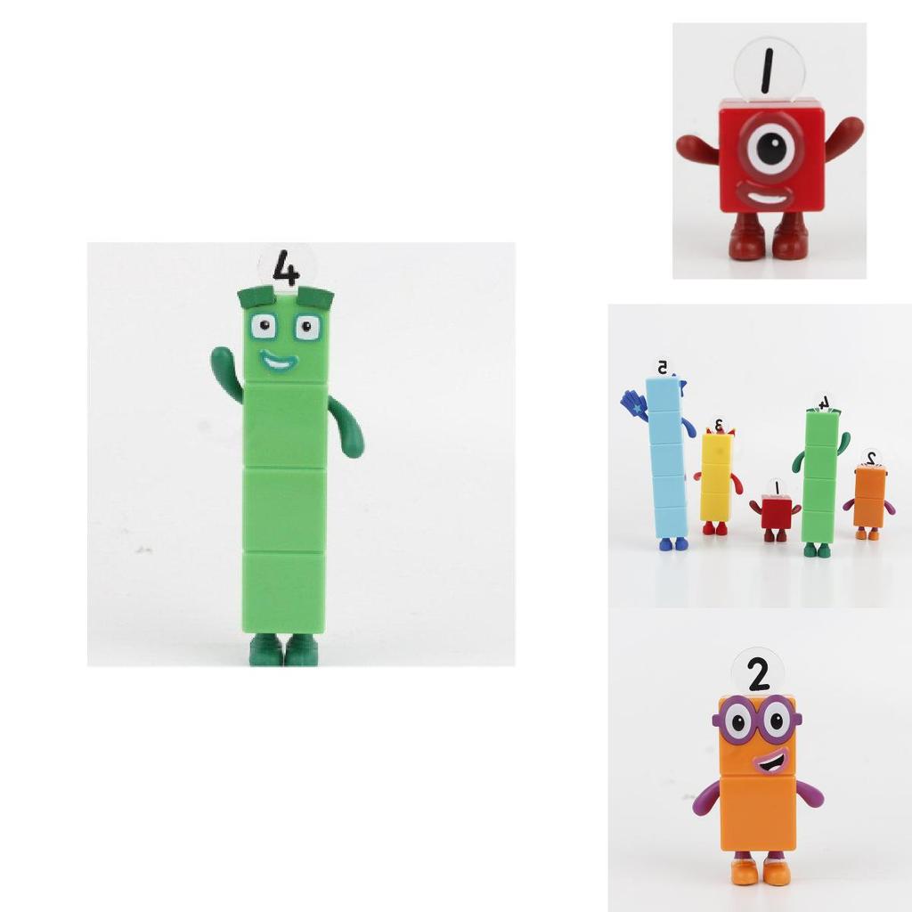 Numberblocks Colorful Building Blocks Cute Transformable Figures For Kids Playtime