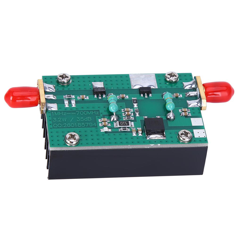 

RF Power Amplifier 3.2W Transmitter 1MHz‑ 700MHZ HF FM VHF UHF High Frequency Broadband Broadband Amplifier Radio Amplifier
