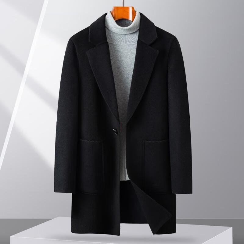 FAPAI.EC Men's Wool Urban Casual Overcoat