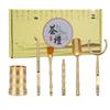 Handun Brass Tea Ceremony Six Gentlemen Set