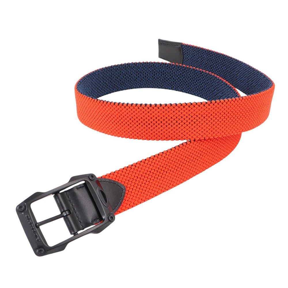 Oakley Web Reversible Magma U Belt, 14.1mm, Men's (7mm), Orange,