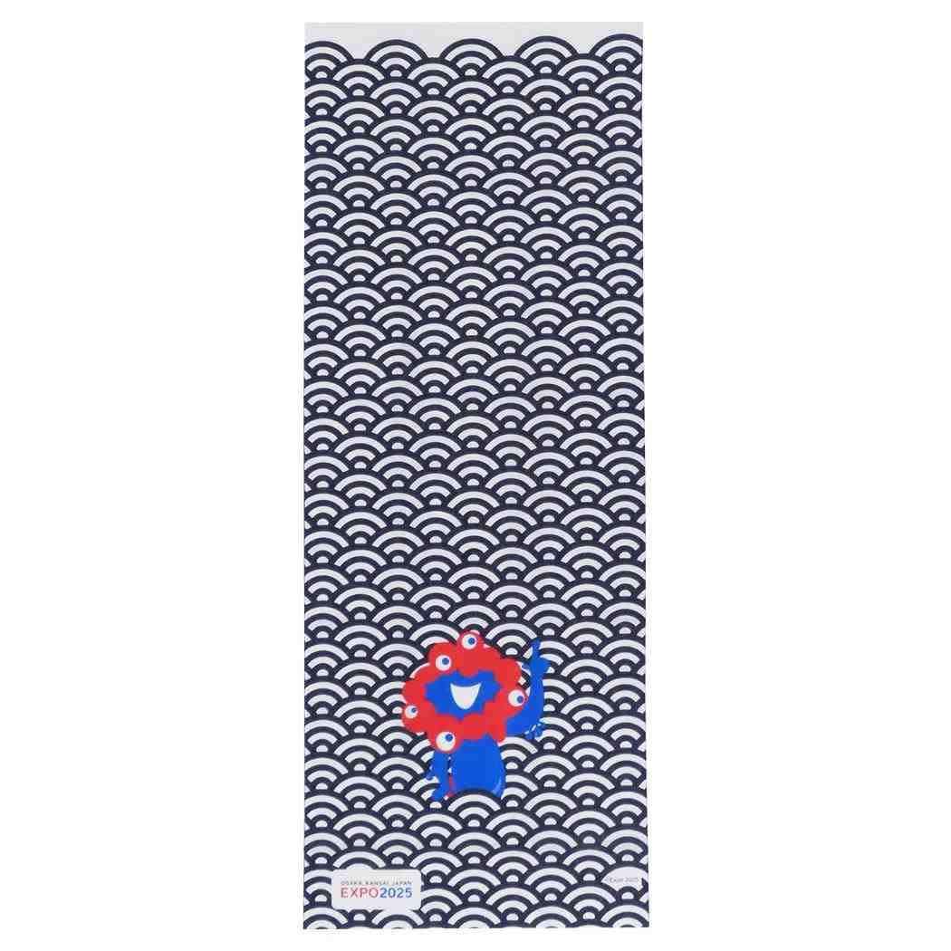 

Myakumyaku 2025 Osaka Kansai Expo Character [Tenugui] Tenugui/Seigaiha синій