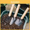 Durable Wooden Handle Garden Tool Set For Soil Loosening And Planting