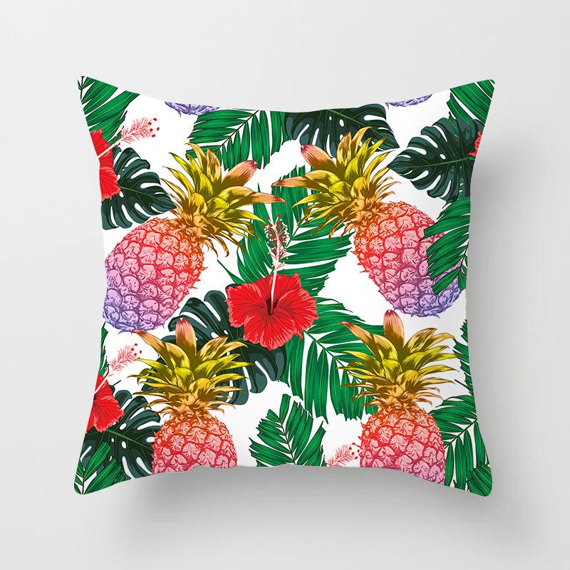 Ins Internet Celebrity Nordic Cactus Plant Peach Skin Car Sofa Pillow Cover Cushion Cover Home
