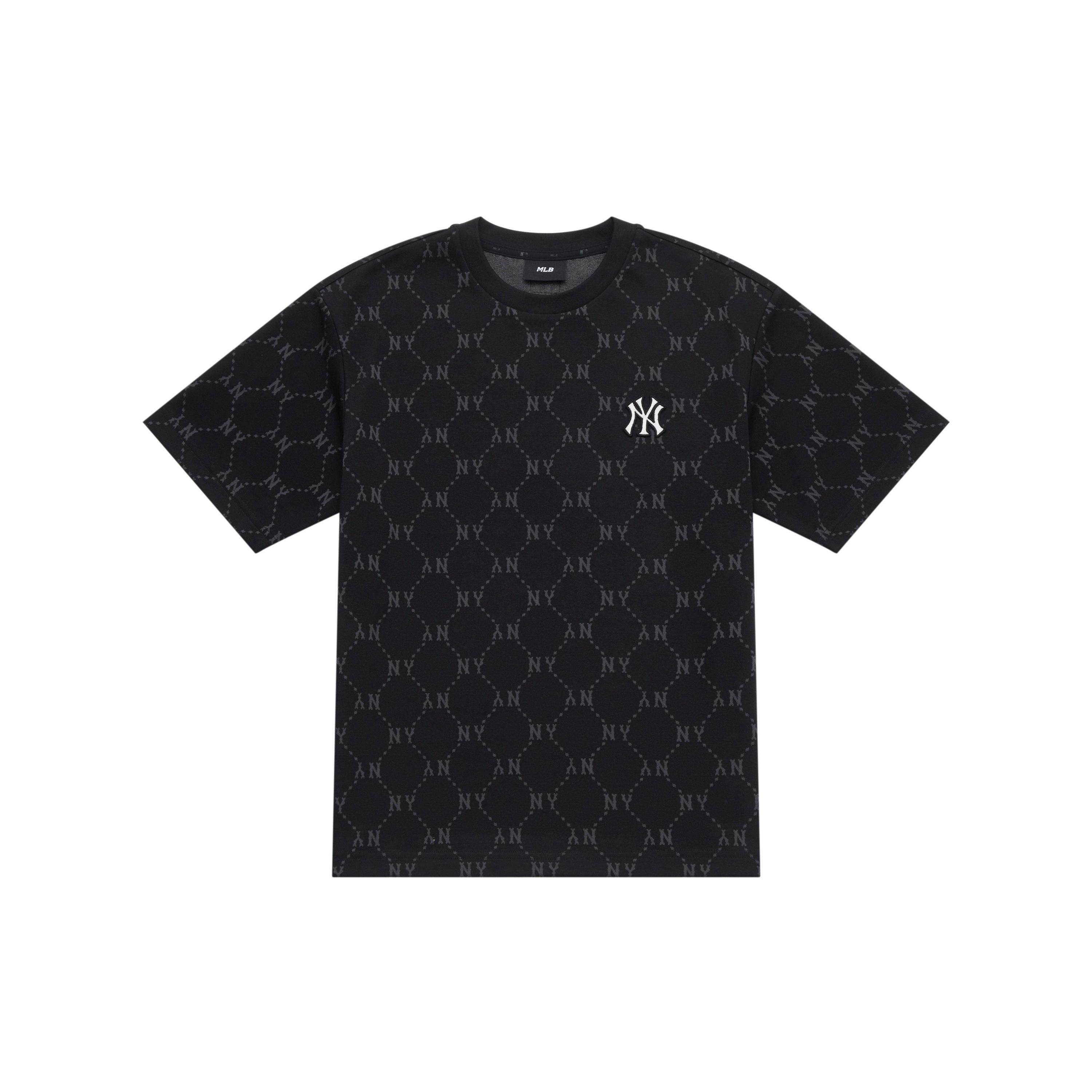 MLB MONOGRAM Collection Boston Red Sox SS25 T Shirt Unisex Black 3ATSM0153-50BKS XS