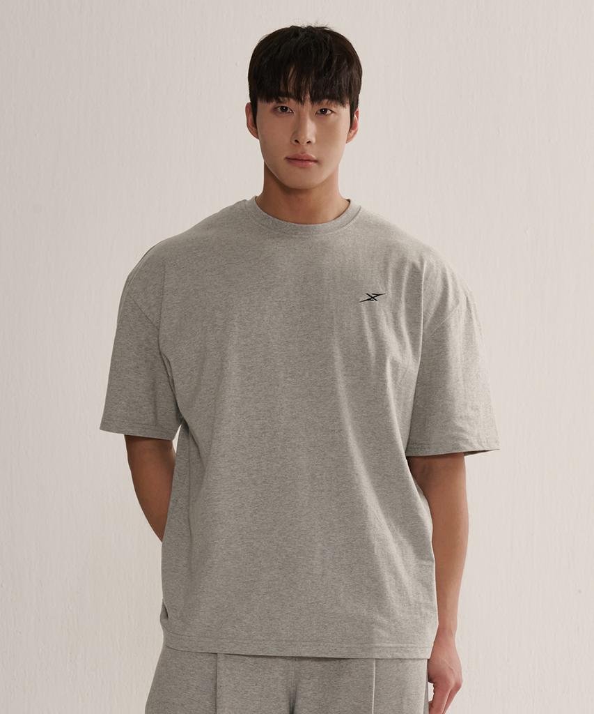 NINEZ Small Logo Cotton Oversized T-Shirt_2 Colors