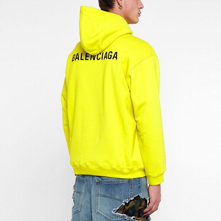 Balenciaga Logo Print Hoodie 600583TIV847440