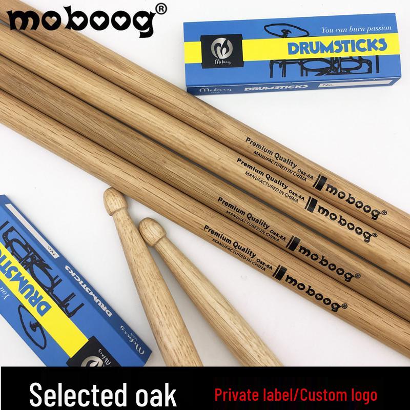 Oak 5A Drumsticks: Perfect for Jazz, Electronic, Children s, and Bass Drumming Moboog Oak 7A