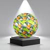 1pc Tiger Through Size 5 Soccer Ball Professional Match Training Football Indoor &Outdoor Sports Ball Lightweight Durable C65181