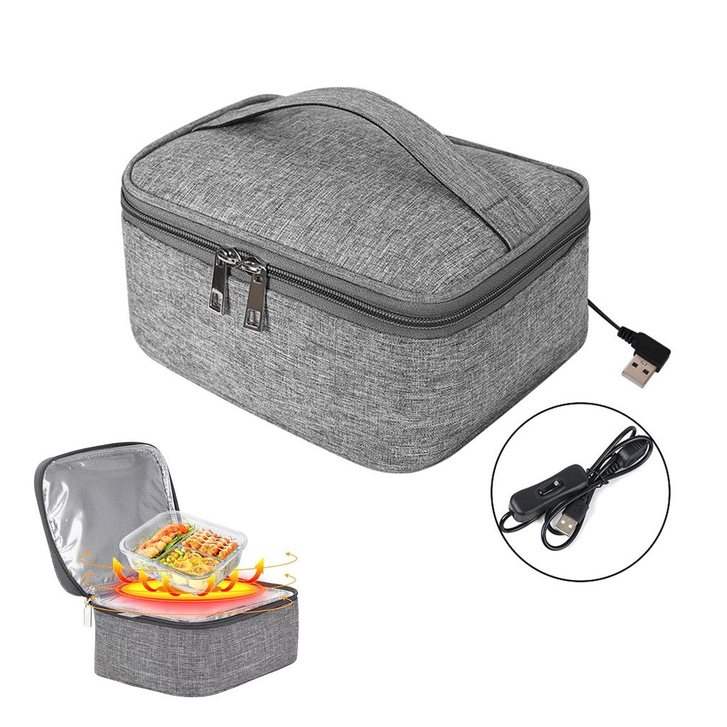 Doyime Lunch Bag with Electric Heating, Built-in Heater, Large Capacity, Water-Repellent, Perfect for Commuting, School, Picnics, and Outdoor