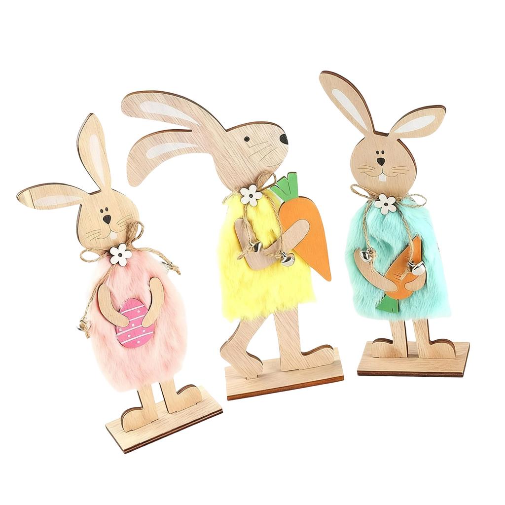 Easters Decorations Easters Bunnies Wood Ornament Easters Tabletop Centerpieces Signs Easters Party Supplies Gifts