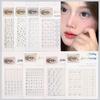 1Sheet Eye Body Face Gems Jewels Pearl Rhinestone Stickers Self Adhesive Crystal Rainbow Makeup Diamonds Face Decoration Sticker