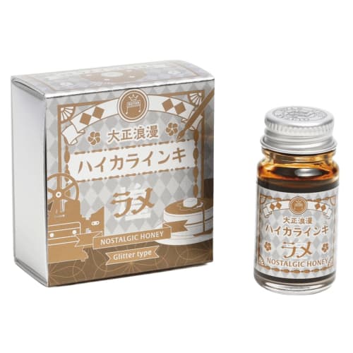 

Teranishi Chemical Taisho Roman Guitar, High Color Ink, Glitter, Nostalgic Honey, TRHGL-12ML-T67