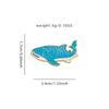 New Whale Shark Enamel Brooches Cute Marine Animal Collar Pins With Free Shipping