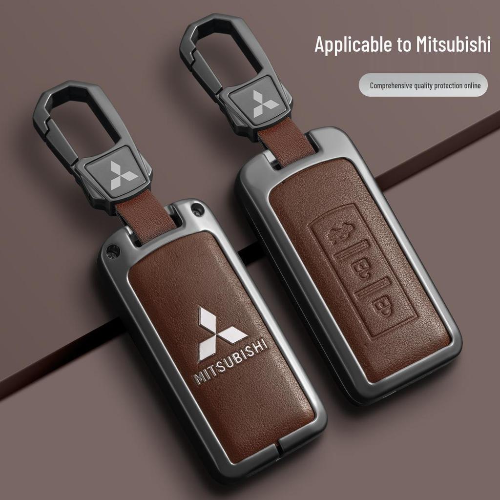 Mitsubishi Outlander/Eclipse/ASX/Pajero Key Case – High-Grade Shell Buckle