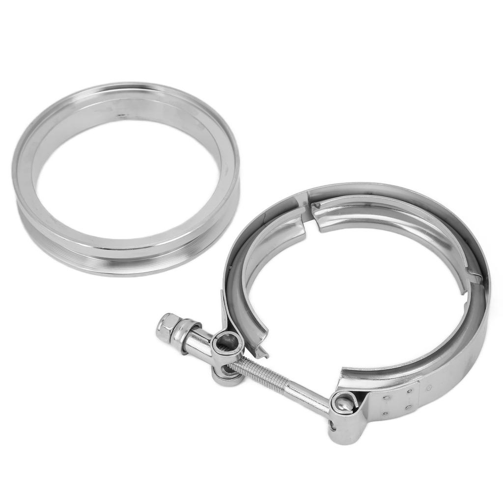 4in Downpipe Clamp Flange V Band Kit Replacement for Turbo S200 S200‑SXE S300 S300‑SXE S200SX S300 S257 S366