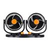USB Cooling Fan for Car with 3 Speed,360 Degree Rotatable Double Head Fan,Strong Wind Electric Auto Car Fan