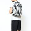 Nike Black And White Printed Polyester Nylon Backpack Unisex Backpacks BA5242-003