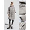 Bingjie Women's Long Hooded 95% Duck Down Puffer Jacket