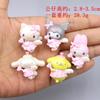 Hello Kitty Angel 4Cm Figure Sanrio Melody Kuromi Anime Cinnamoroll Doll Kawaii Diy Cake Decoration Christmas Gifts For Children