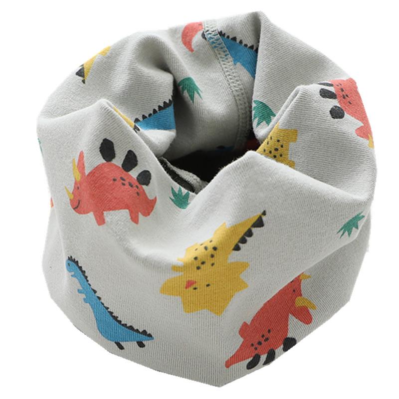 Nová jarní podzimní dětská šála Módní dětská bavlněná šála pro chlapce a dívky Šála s O-kroužkem Dětský límec Dětská nákrčník